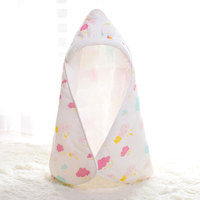 100% coton bébé doux swaddle mignon imprimé conception épaisse confortable infantile couverture pour nouveau-né