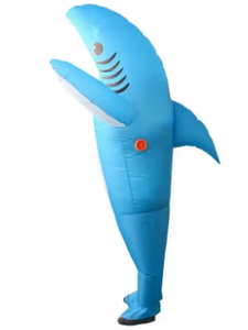 Costume gonflable de costume de requin de représentation de scène d'amusement extérieur de fête de Noël d'halloween - Product Image 3