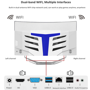 ラップトップコンピュータオールインワンLcd工業用オールインワンLEDパネル湾曲スクリーンI3 I5 I7 512GB Ssd 16gb <span class=keywords><strong>Ddr3</strong></span>/4ラップトップオールインワン - Product Image 6