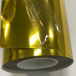 Premium Finish Chrome Gold PET Car Vinyl <b>Wrap</b>, Anti-Scratch Electroplating Film, Esign Full Car Body Protection Vinyl <b>Roll</b> - Product Image 3