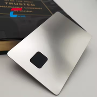 Tarjeta de Membresía RFID de Metal Premium con Efecto Láser para Gestión de Acceso a Clubes de Lujo