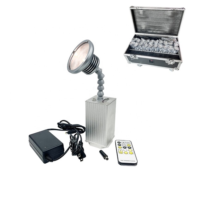 Wireless Dmx 30W Led Mini Remote Control Battery Pinspot Light for Dj Wedding Event