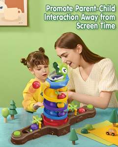 Jouets de bataille de billes rotatives EPT Catapult Balls, jeu de billes de dinosaure de bureau, jeu de société électronique familial - Product Image 3