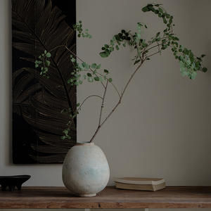 Jarrón de Barro Hecho a Mano de Estilo Bohemio, Decoración Zen para la Entrada del Hogar, Arreglo Floral, Origen Vietnam - Product Image 2