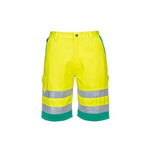 PORTWEST - L043YTRXXL <b>Hi</b>-<b>Vis</b> Lightweight Polycotton <b>Shorts</b> Yellow/Teal - EAN 5036108383597 <b>HI</b>-<b>VIS</b> WORKWEAR - Product Image 1