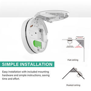 Úc 240V Mains powered báo động khói hardwired Máy dò khói hộ gia đình báo cháy as3786 báo động khói Máy dò - Product Image 3