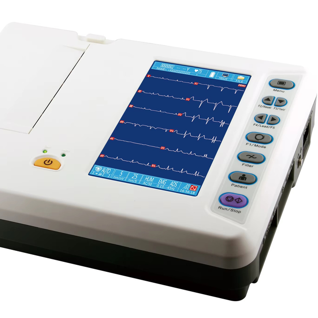 Veterinary Six-Channel Electrocardiograph Conventional ECG Monitoring Equipment for Surgical Emergencies