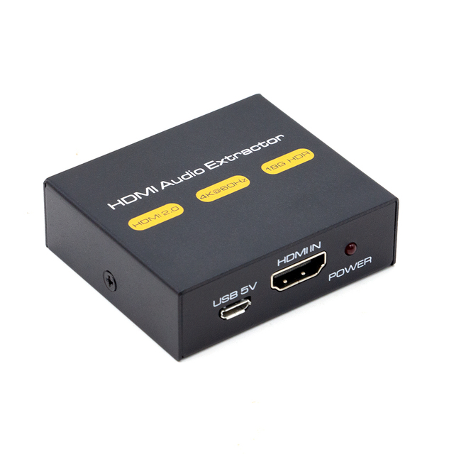 Kuyia Factory Sale HDMI 4K Audio Extractor Converter Digital to Analog 600MHz