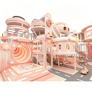Aoleao Custom RoadTrip Aire de jeux intérieure avec piscine à balles, toboggan, tunnel et panneaux interactifs pour enfants, jeux souples certifiés CE TUV CPC - Product Image 2