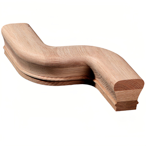 Bền Sồi Màu Đỏ Tay Phải Bù Đắp Đường Sắt 7048 Trang Trí Tay Đường Sắt Phù Hợp Cho Ban Công Và Cầu Thang Nhỏ Moq Từ Việt Nam - Product Image 1