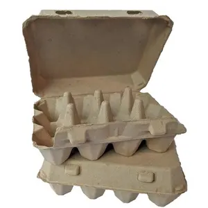 持続可能な紙パルプカートンボックス15セルカートン3x5スタイルは15個の大きな卵を保持リサイクル段ボール容器