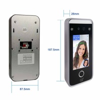 TIMY TM-AI06F 4.3 "HD IPS LCD Dokunmatik Ekran Avuç İçi Damar Parmak İzi Katılım Makinesi Gece Görüşü Sıfırlama GSM 4G SIM Bulut Depolama