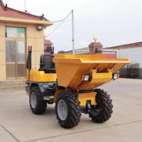 Dumper agricole de commande de roue de 4X4 1500kg Mini Dumper tous terrains Dumpers et transporteurs en vente