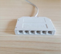 LED cabinet light junction box 4-bit 6-bit junction box multi-socket junction box 25cm terminal line factory junction box