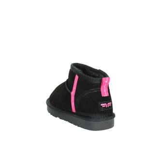 Fornarina Girls' Low Ankle Boots Black 124AK0272 Soft Suede Winter Wear - Product Image 2