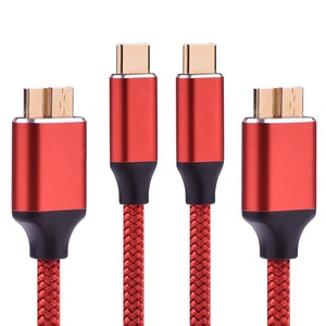 De Nylon trenzado de 2A <span class=keywords><strong>Usb</strong></span> 3,1 <span class=keywords><strong>tipo</strong></span>-C a <span class=keywords><strong>Micro</strong></span> <span class=keywords><strong>Usb</strong></span> <span class=keywords><strong>tipo</strong></span> <span class=keywords><strong>B</strong></span>, <span class=keywords><strong>Usb</strong></span> 3,0 Cable de carga para el teléfono inteligente - Product Image 5