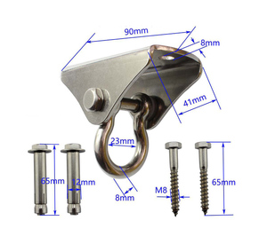 <span class=keywords><strong>Crochet</strong></span> pivotant <span class=keywords><strong>de</strong></span> <span class=keywords><strong>plafond</strong></span>, suspendu <span class=keywords><strong>pour</strong></span> <span class=keywords><strong>hamac</strong></span> <span class=keywords><strong>de</strong></span> Yoga, en acier inoxydable, robuste, kg - Product Image 6