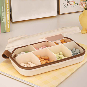 Hàng tuần <span class=keywords><strong>Pill</strong></span> Organizer 3 lần một ngày khoang <span class=keywords><strong>Pill</strong></span> Dispenser Box với du lịch thuốc <span class=keywords><strong>container</strong></span> cho vitamin - Product Image 6