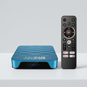Boîtier multimédia Android 12 Allwinner H618 XS97 X-618 4 Go + 32 Go, Wi-Fi double 5G, télécommande Bluetooth, streaming 4K, vente en gros usine - Product Image 1