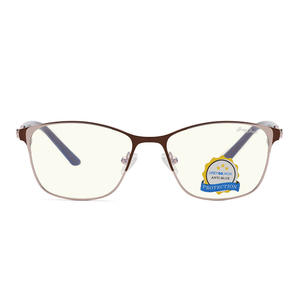 Lunettes anti-lumière bleue rectangulaires à monture intégrale pour femmes Grey Jack 5120, montures de lunettes pour adultes - Product Image 2