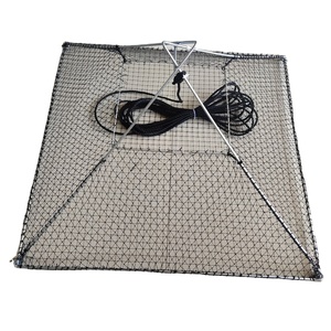 Pot de poisson en maille PE Pot à <span class=keywords><strong>écrevisses</strong></span> Filet de pêche Pièges d'aquaculture en nylon de vente chaude - Product Image 1