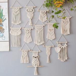 Bohémien boho moderno minimalista nordico decorazione della stanza dei bambini appeso sfondo del soggiorno - Product Image 5