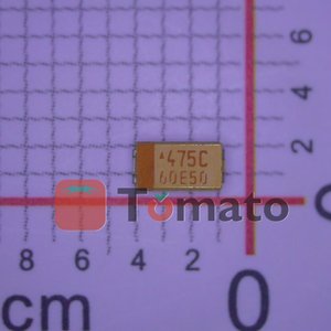 Condensador TAJA475K016RNJ Original, Tantalizado, 4.7uF, 10%, 16V, 1206/3216/A, Uso Industrial, -55C a <span class=keywords><strong>152C</strong></span> - Product Image 2