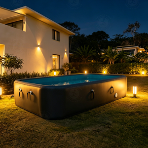 Novedades DWF I Poo Go Piscina Inflable Sobre Suelo, Crea un Ambiente Inspirado en un Resort Privado, Atractivo Estilo de Vida al Aire Libre - Product Image 4