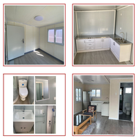 Kit de Maison Préfabriquée Extensible de Luxe Moderne 1 Chambre, Conteneur de 10 pieds, Installation Rapide pour Bureaux et Appartements