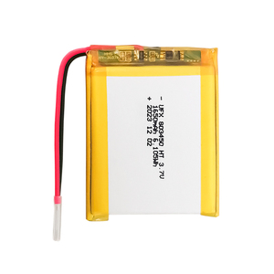 แบตเตอรี่ UFX 803450 3.7V 1650mAh ลิเธียมโพลิเมอร์/ลิเธียมไอออน ทนความร้อนสูง ชาร์จได้ สำหรับอุปกรณ์อิเล็กทรอนิกส์ - Product Image 1