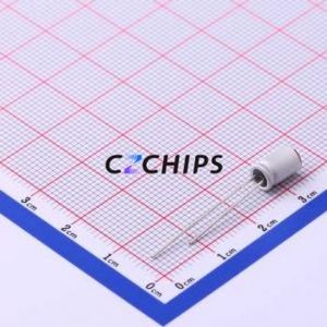 Condensateur solide SPT1VM470D080R, composant traversant (THT), D5xL8mm 47uF 20% 35V 2mm - Product Image 2