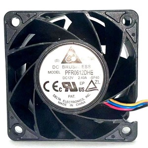Ventilateur sans balais DC Delta PFR0612DHE 60 mm 12 V 2,4 A pour climatisation HVAC - Product Image 3