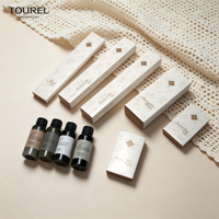 Kit de Afeitado Dental Desechable en Caja Blanca Impermeable con Recubrimiento de Aceite, Logotipo OEM, Set de Amenidades de Lujo para Hoteles, Artículos de Baño para Huéspedes de Hotel