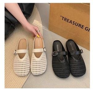 Nuove Ciabatte Estive da <span class=keywords><strong>Donna</strong></span> Baotou 2025, Moda Joker con Suola Spessa in Rete, Ammortizzanti, Comode per la Spiaggia - Product Image 1