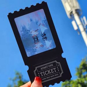 Billets personnalisés imprimés recto-verso, cartes postales décoratives, cartes cadeaux pour événements, billets VIP Kpop - Product Image 2
