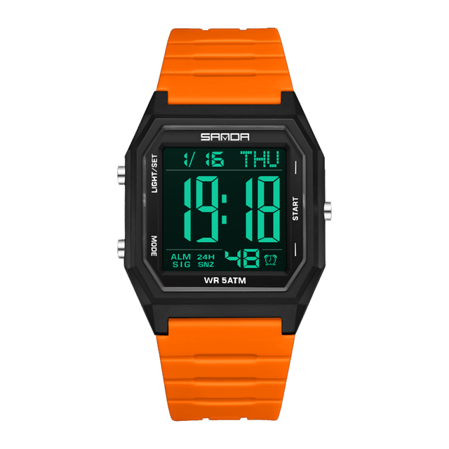 Custom Logo Vintage Sport Chronograph Quartz Watch Stainless Steel Case Silicone Band 3ATM Water Resistant Luminous 42mm Watch