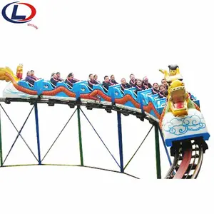 Grande parco divertimenti all'aperto giostre attrezzature per bambini pista elettrica treno Mini montagne russe parco giochi per la vendita
