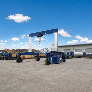 Grue portique multi-usage à pneus en caoutchouc de 120 tonnes, portée de 50 m, électrique et diesel, pour roulery, prix de gros - Product Image 6