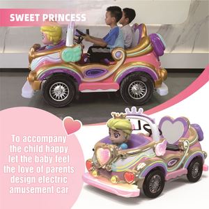 Coche de Diversión Eléctrico Cuadrado para Niños, Coche de Choque Eléctrico Luminoso para Niños, Equipo de Entretenimiento para Puestos de Mercado Nocturno - Product Image 4