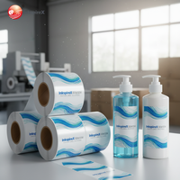 Emballages personnalisés pour produits capillaires quotidiens biologiques, étiquettes imprimées privées, bouteilles cosmétiques avec impression estampée