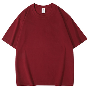 Tùy Chỉnh Bán Buôn 240gsm Quá Khổ Pro Câu Lạc Bộ Cotton Nặng Trọng Lượng Ngắn Tay Người Đàn Ông Của T Áo Sơ Mi Trống Làm Việc Đồng Phục Áo Sơ Mi - Product Image 5