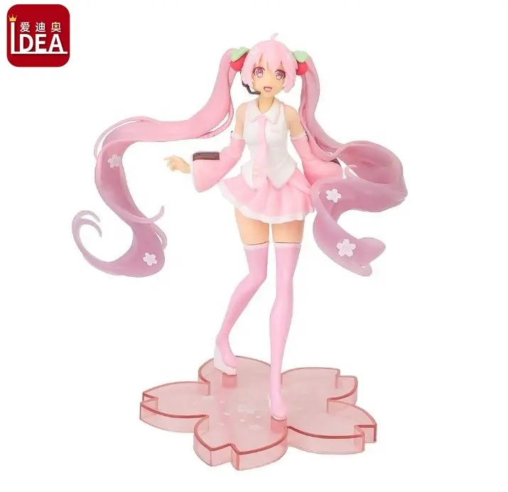 OEM 7.87 inches action figure model pink cute Japan anime figure toy