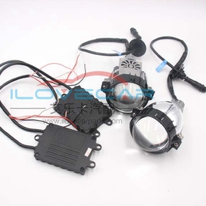 RHD Bi Led lente del proiettore luce I1S 2.5 pollici biled con gatling gun Cover Angel eyes proiettore per fari auto - Product Image 5