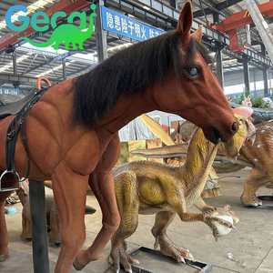 1:1 Lifelike Fur Animal Resin Specimen Horse Ornament Play House Sound Customizable Indoor Commercial Use ISO GECAI GC 002 - Product Image 2