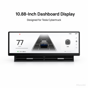 Écran d'instrumentation intelligent de 10,88 pouces pour Tesla Cybertruck avec Apple CarPlay, Android Auto, mises à jour OTA, interface utilisateur personnalisable - Product Image 1