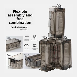 Caja <span class=keywords><strong>de</strong></span> Pesca Magnética Impermeable Anti-Pérdida <span class=keywords><strong>de</strong></span> ABS para Cubos <span class=keywords><strong>de</strong></span> Rubik, Organizador <span class=keywords><strong>de</strong></span> Señuelos y Aparejos <span class=keywords><strong>de</strong></span> Pesca para Barco, Hecho en China - Product Image 3