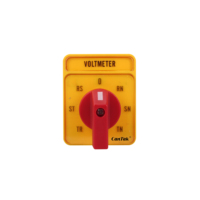 CanTak LW26-20 VOLTMETER Bersertifikasi CE Pelat Kuning Gagang Merah Saklar Pemilih Pengalih 440V 20A IP20 Rotasi 360 100000