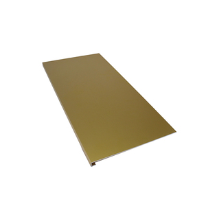 Plaque <span class=keywords><strong>en</strong></span> aluminium anodisé satiné or antique profond 5052 5005 de 1 mm à 3 mm avec AA25 pour musées et bâtiments culturels haut de gamme - Product Image 3