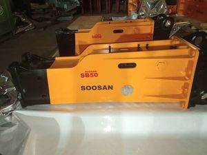 สำหรับเครื่องยนต์/มอเตอร์ไฮดรอลิกเบรกเกอร์แบบเงียบ รุ่น SB50 สำหรับรถขุด 11-16 ตัน รถแบคโฮ รถตักล้อยาง รถตักล้อยางขนาดเล็ก หัวสกัดขนาด 100 มม. รุ่นที่ 1 - Product Image 6