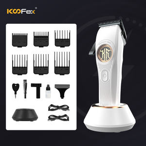 Cortadora de Pelo Vectorial Koofex KF-6605 de Alta Potencia 9500-11500 RPM Batería de 2400mAh Cuchilla DLC Ajustable con 5 Palancas - Product Image 1